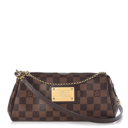 Louis Vuitton Damier Ebene Eva Clutch 1 of 8