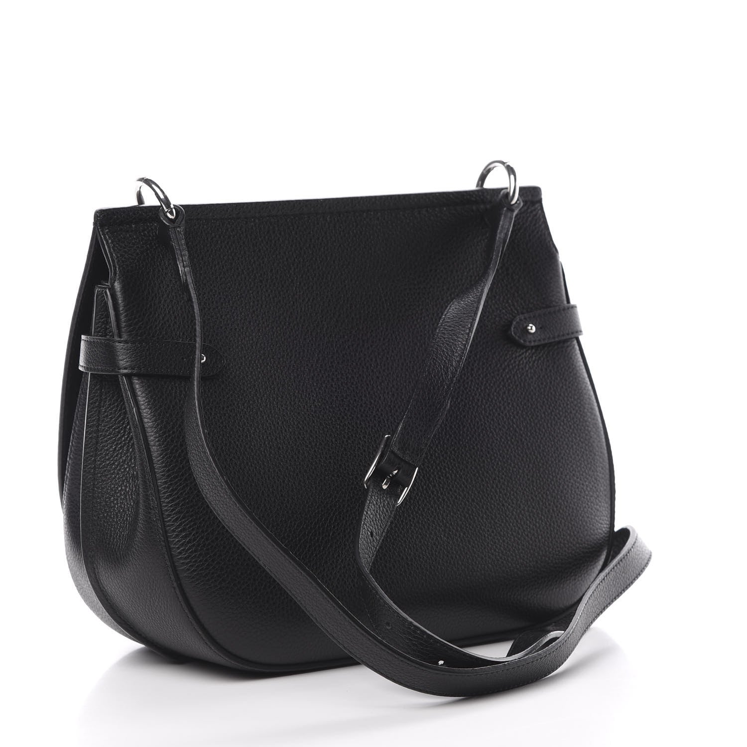 Mulberry Small Classic Grain Calfskin Amberley Satchel Black 3 of 9