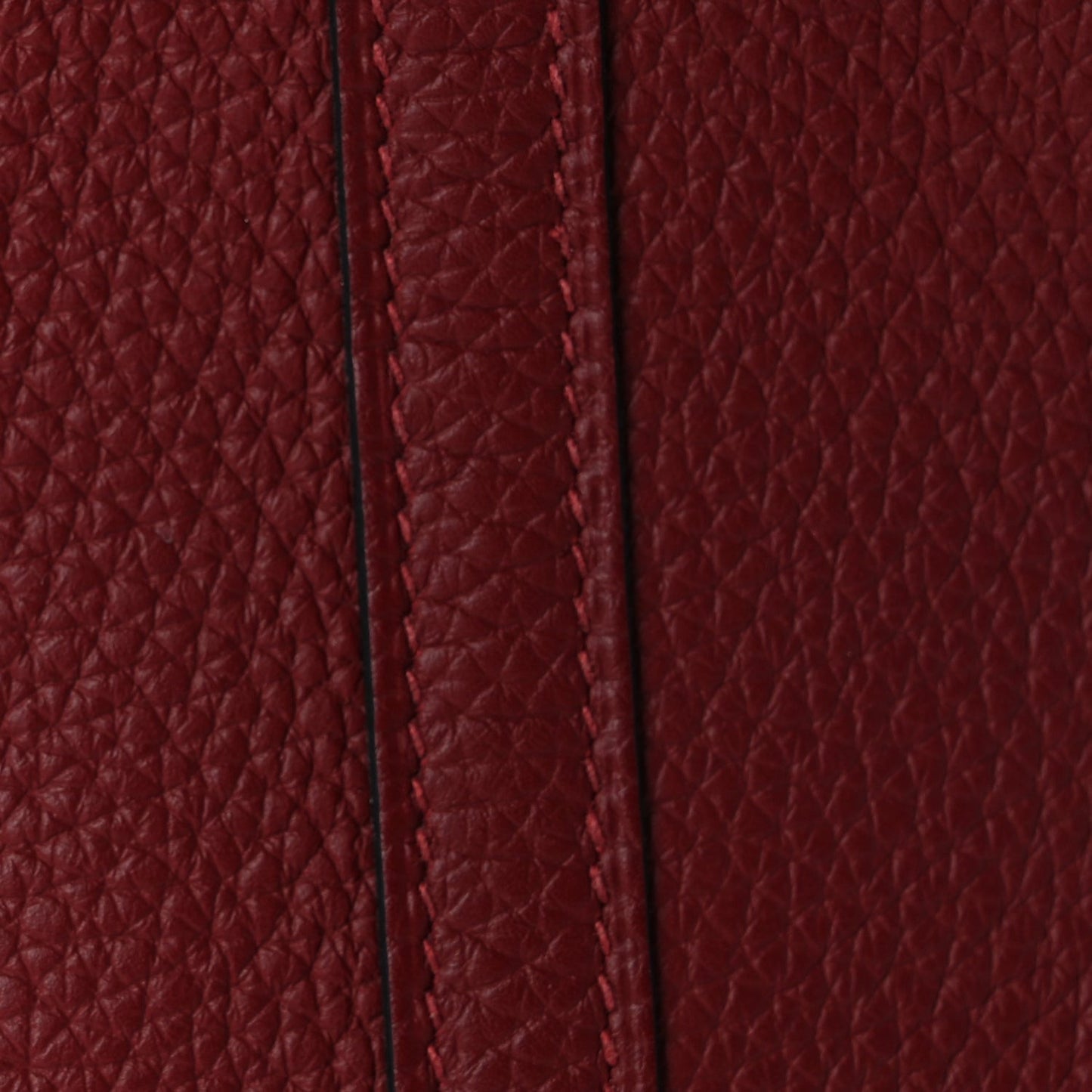 Taurillon Clemence Picotin Lock 22 MM  Rouge H