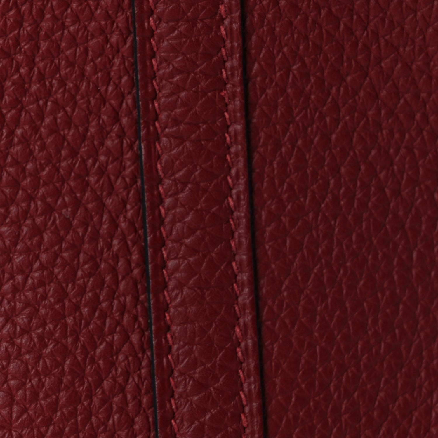 Hermes Taurillon Clemence Picotin Lock 22 MM  Rouge H 7 of 9