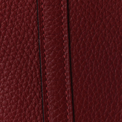 Hermes Taurillon Clemence Picotin Lock 22 MM  Rouge H 7 of 9