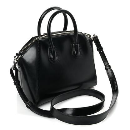 Givenchy Shiny Lord Calfskin Mini Antigona Black 2 of 8