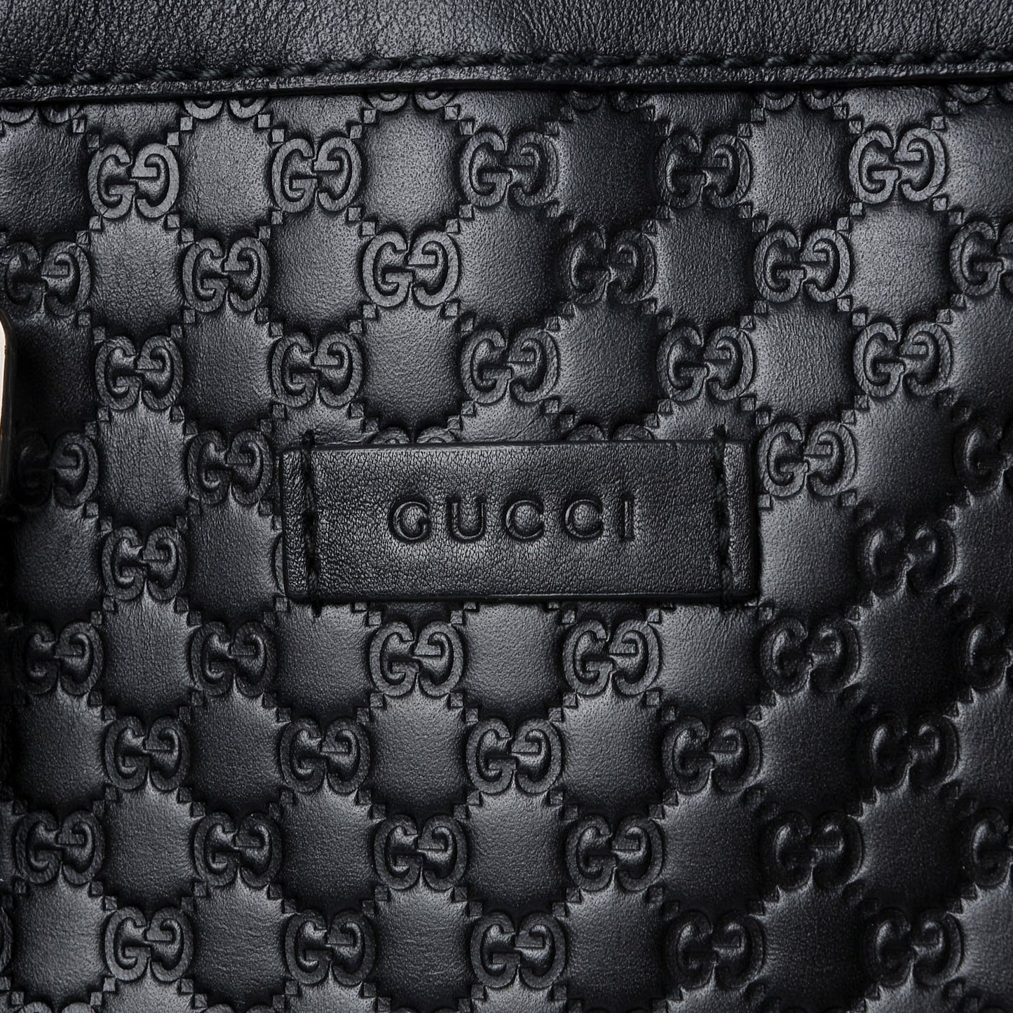 Microguccissima Mini Dome Bag Black