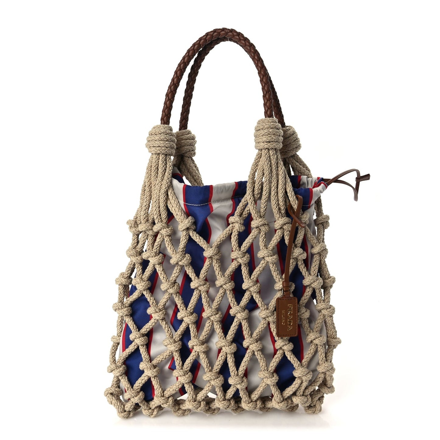 Cotton Macrame Medium Noue Bag Corda Royal