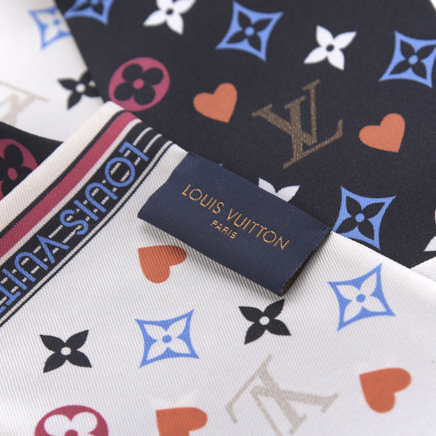 Silk Game On Bandeau Black White