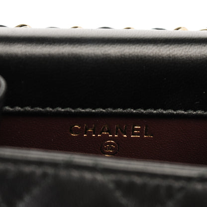 Chanel Lambskin Quilted Trendy CC Phone Holder Black 6 of 8