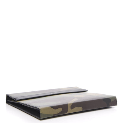 Saint Laurent Grain De Poudre Camouflage Pouch Kaki Black 4 of 9