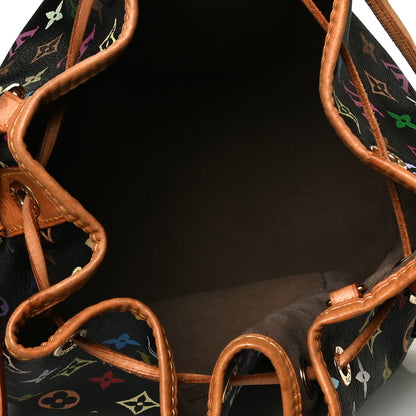Louis Vuitton Monogram Multicolor Petit Noe Black 4 of 11