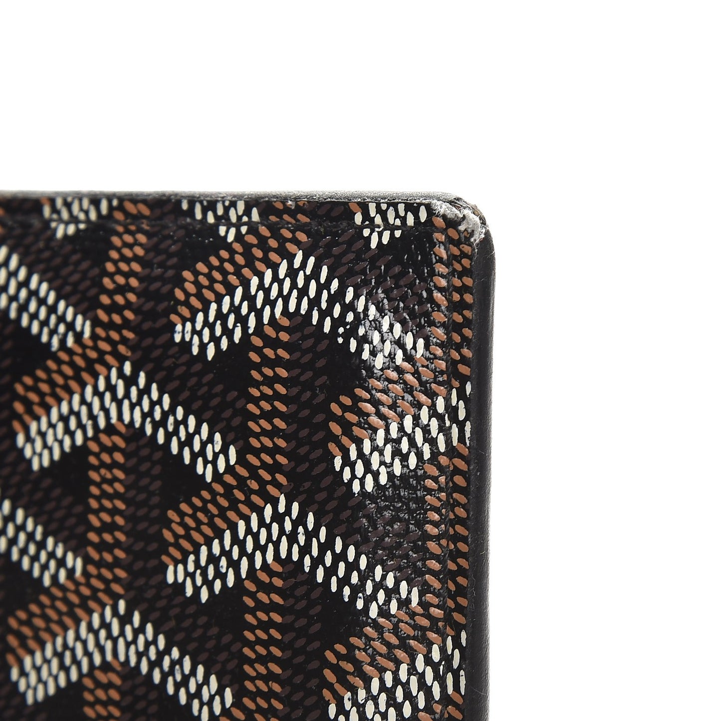 Goyardine Saint Sulpice Card Holder Black