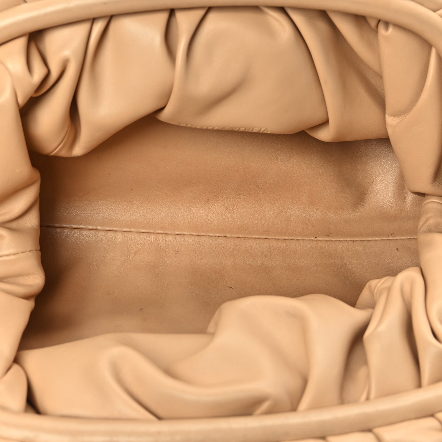 Bottega Veneta Smooth Butter Calf The Pouch Oversized Clutch Nude 5 of 7