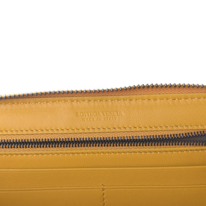 Bottega Veneta Nappa Intrecciato Zip Around Wallet Sunset 8 of 10
