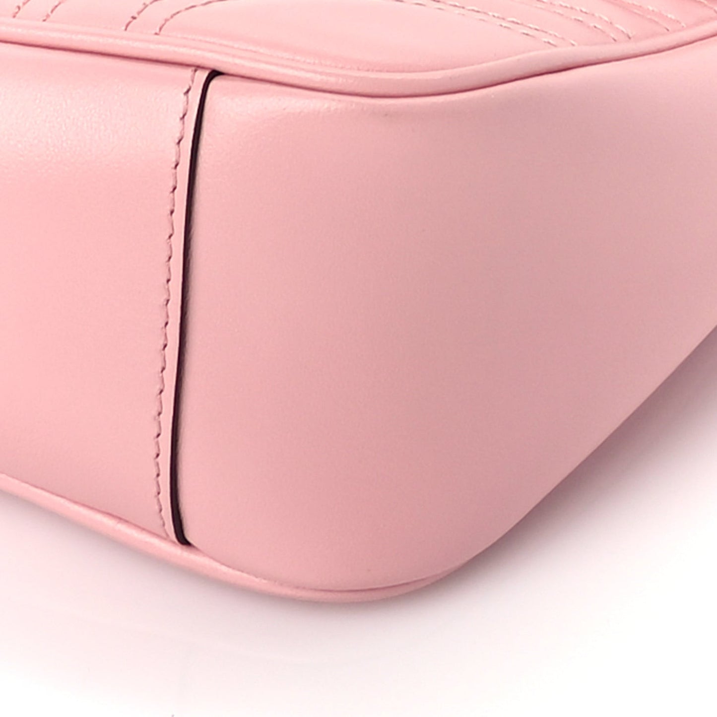 Calfskin Matelasse Small GG Marmont Shoulder Bag  Wild Rose