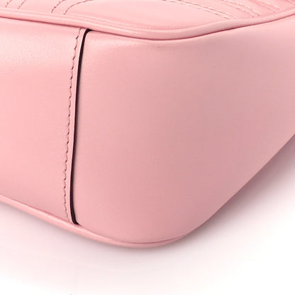 Gucci Calfskin Matelasse Small GG Marmont Shoulder Bag  Wild Rose 8 of 8