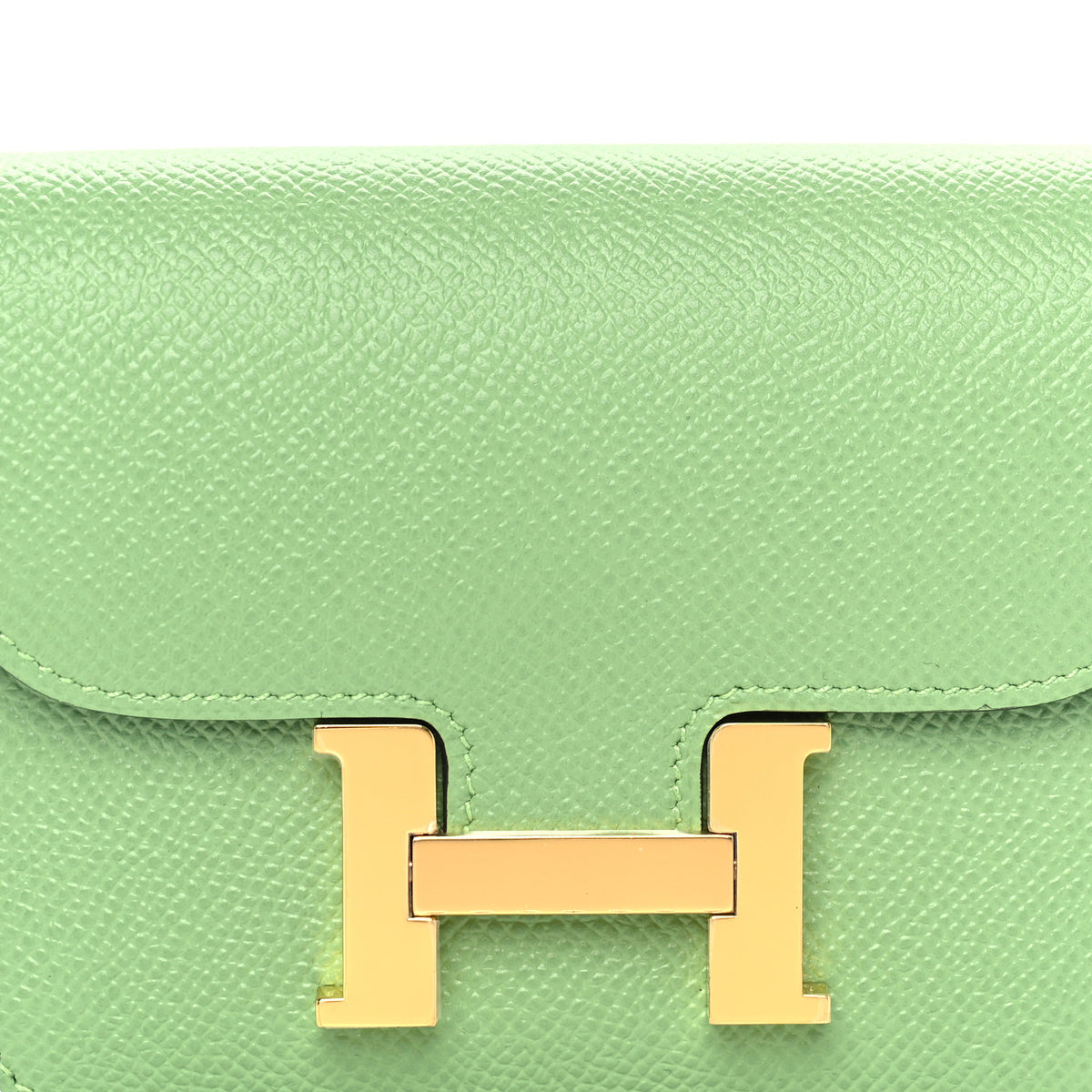 Epsom Constance Slim Wallet Vert Criquet