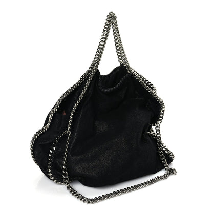Stella McCartney Shaggy Deer Falabella Fold Over Tote Black 2 of 8