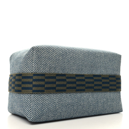 Hermes Wool Large Bride-A-Brac H Natte Pouch Bleu Abysse 4 of 9