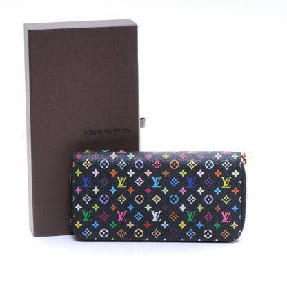 Louis Vuitton Monogram Multicolor Zippy Wallet Black Grenade 7 of 7