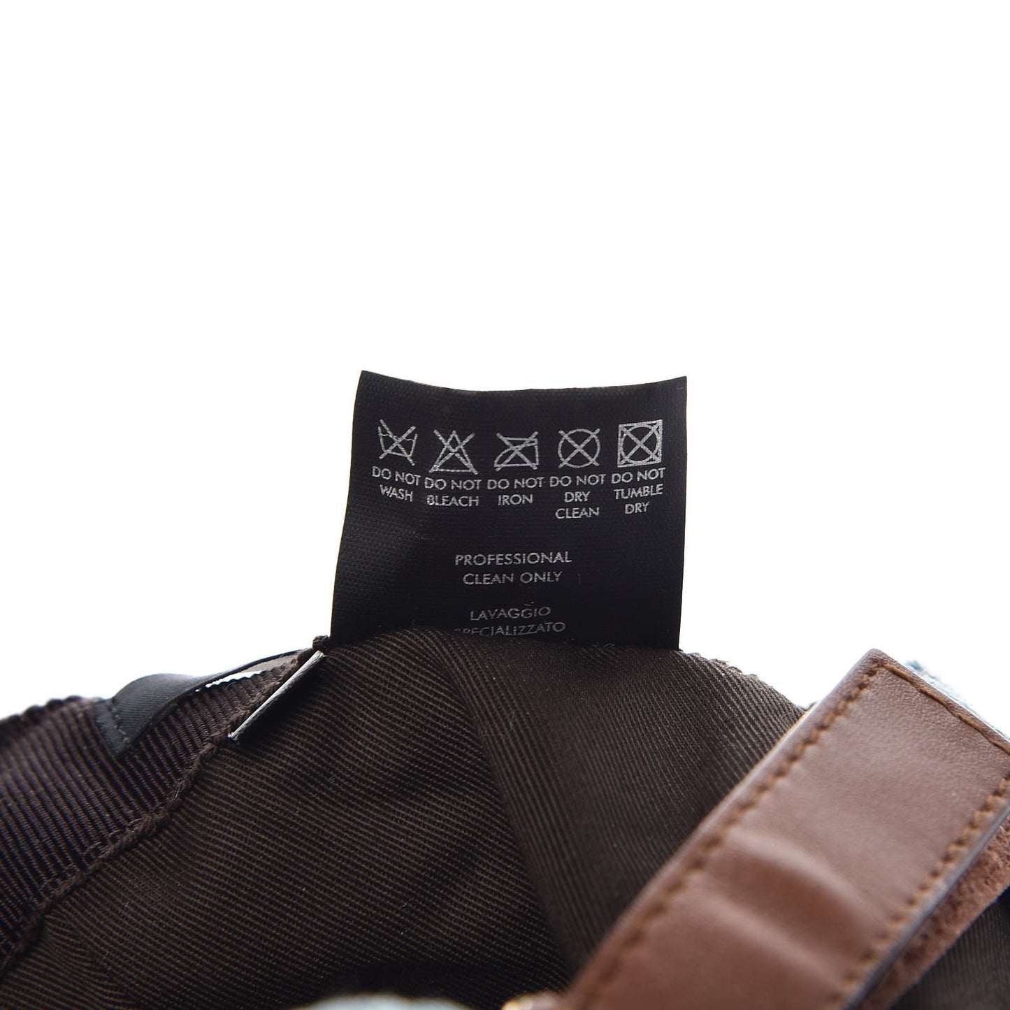 Denim GG Monogram Baseball Hat S Blue