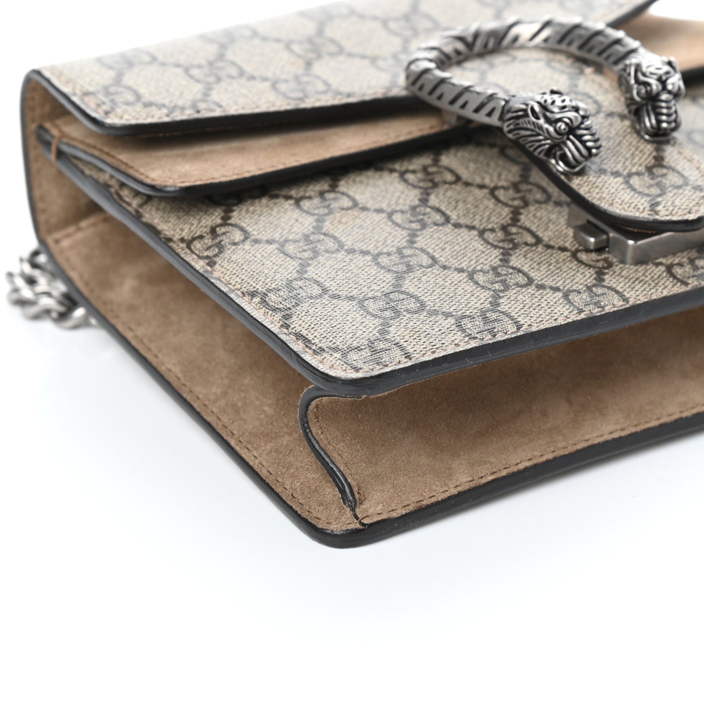 GG Supreme Monogram Mini Dionysus Shoulder Bag Taupe