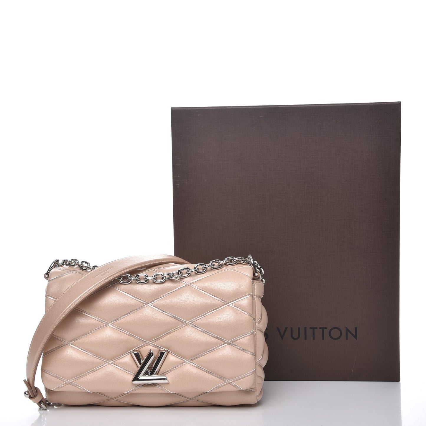 Lambskin Malletage GO-14 PM Champagne