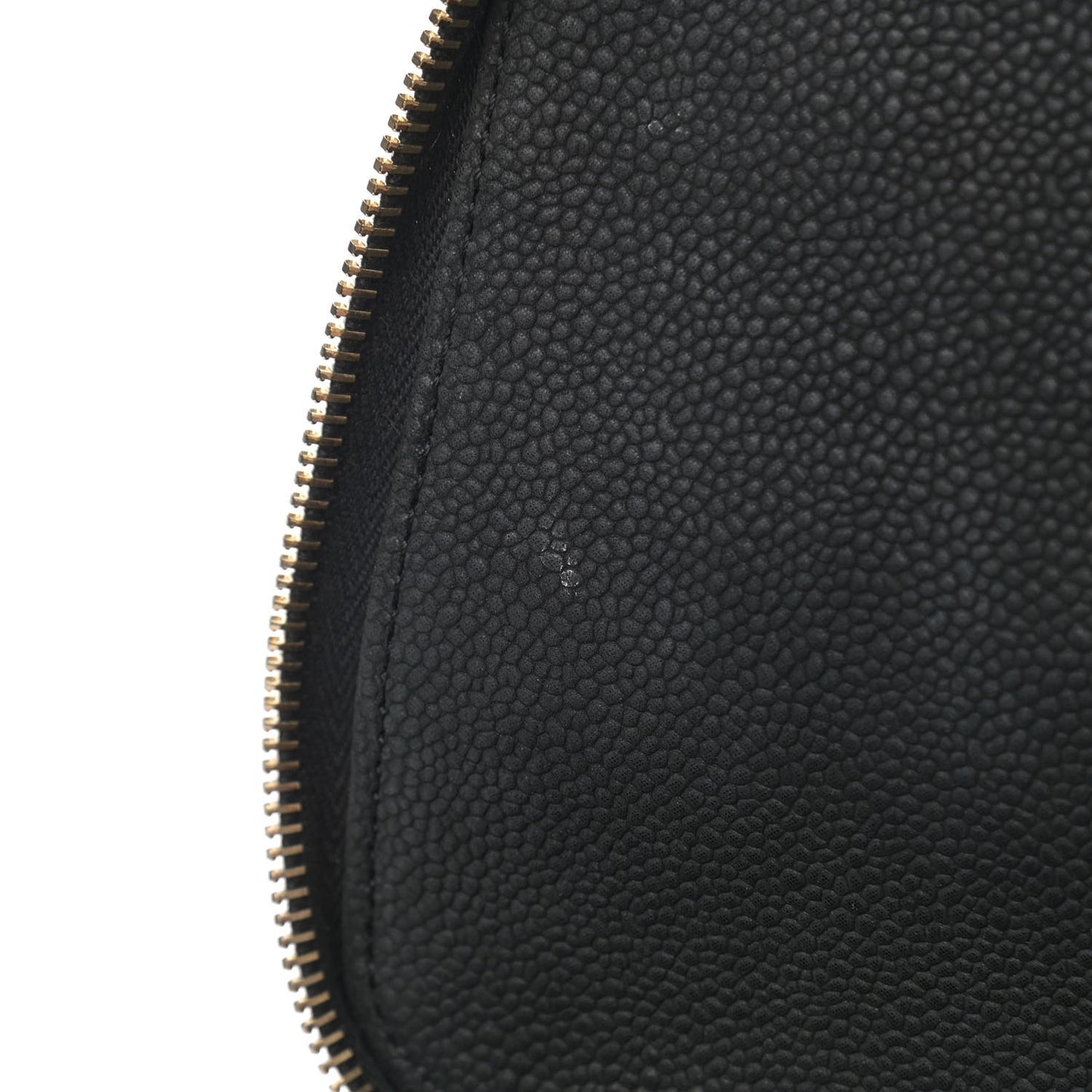 Iridescent Grained Calfskin Quilted Globe Trotter Vanity Case Black