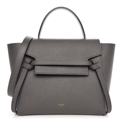 Celine Grained Calfskin Micro Belt Bag Grey 1 of 9