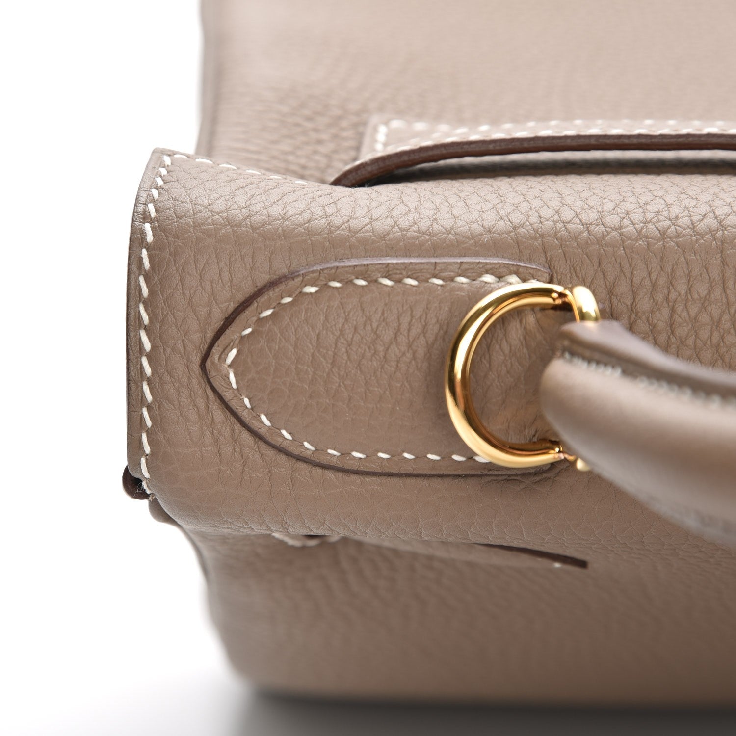 Hermes Togo Kelly Retourne 28 Etoupe 15 of 30