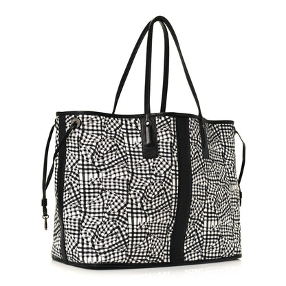 MCM Visetos Large Liz Reversible Shopper Tote Black 12 of 18