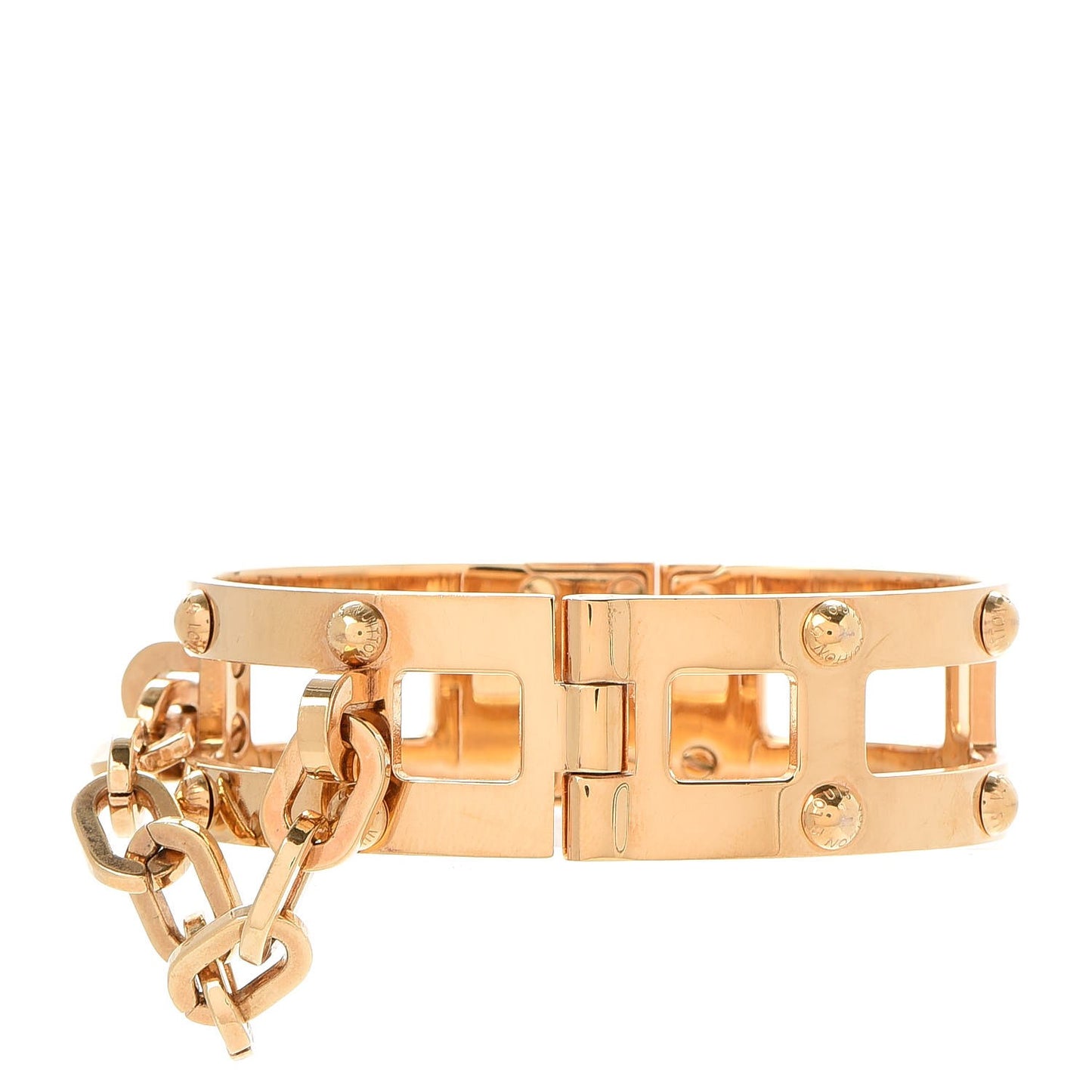 Lock Me Frame Cuff Gold