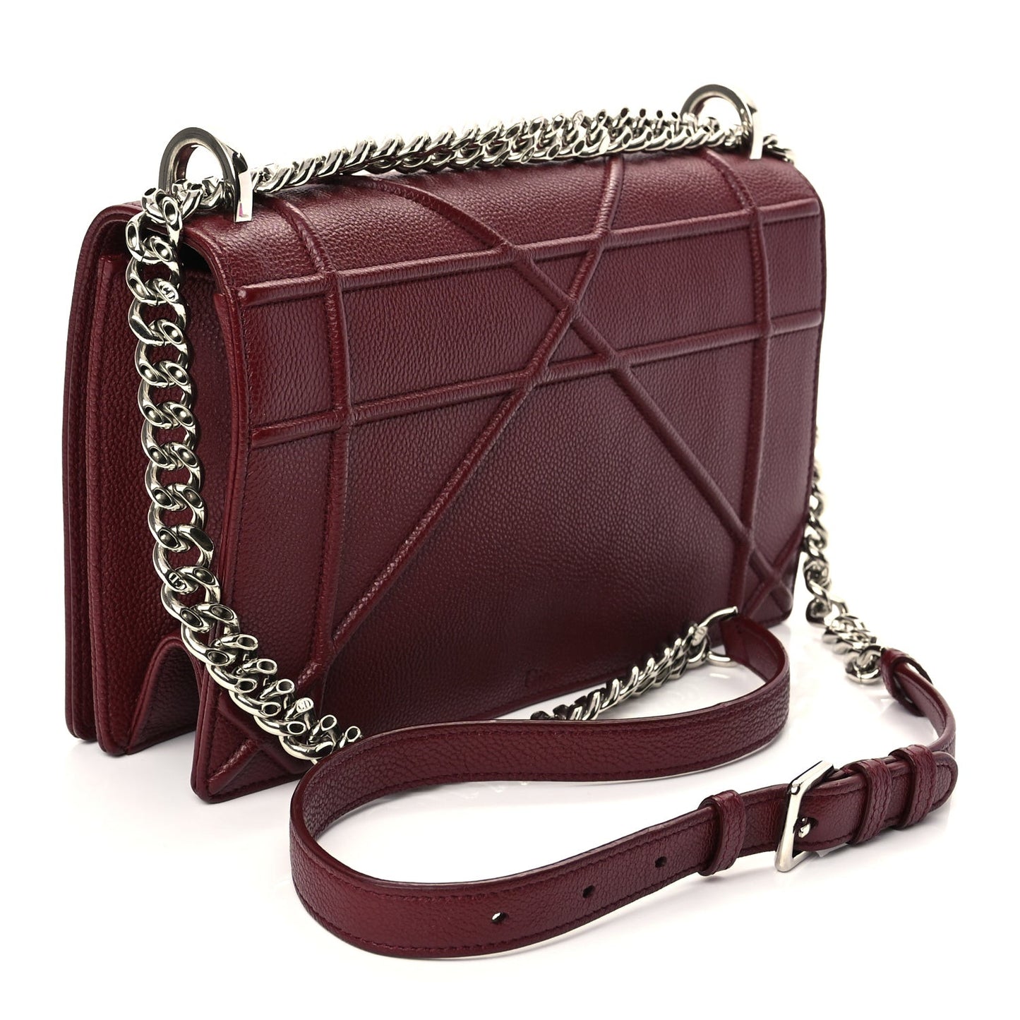 Grained Calfskin Medium Diorama Flap Bag