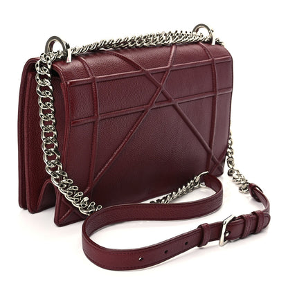 Christian Dior Grained Calfskin Medium Diorama Flap Bag 2 of 9