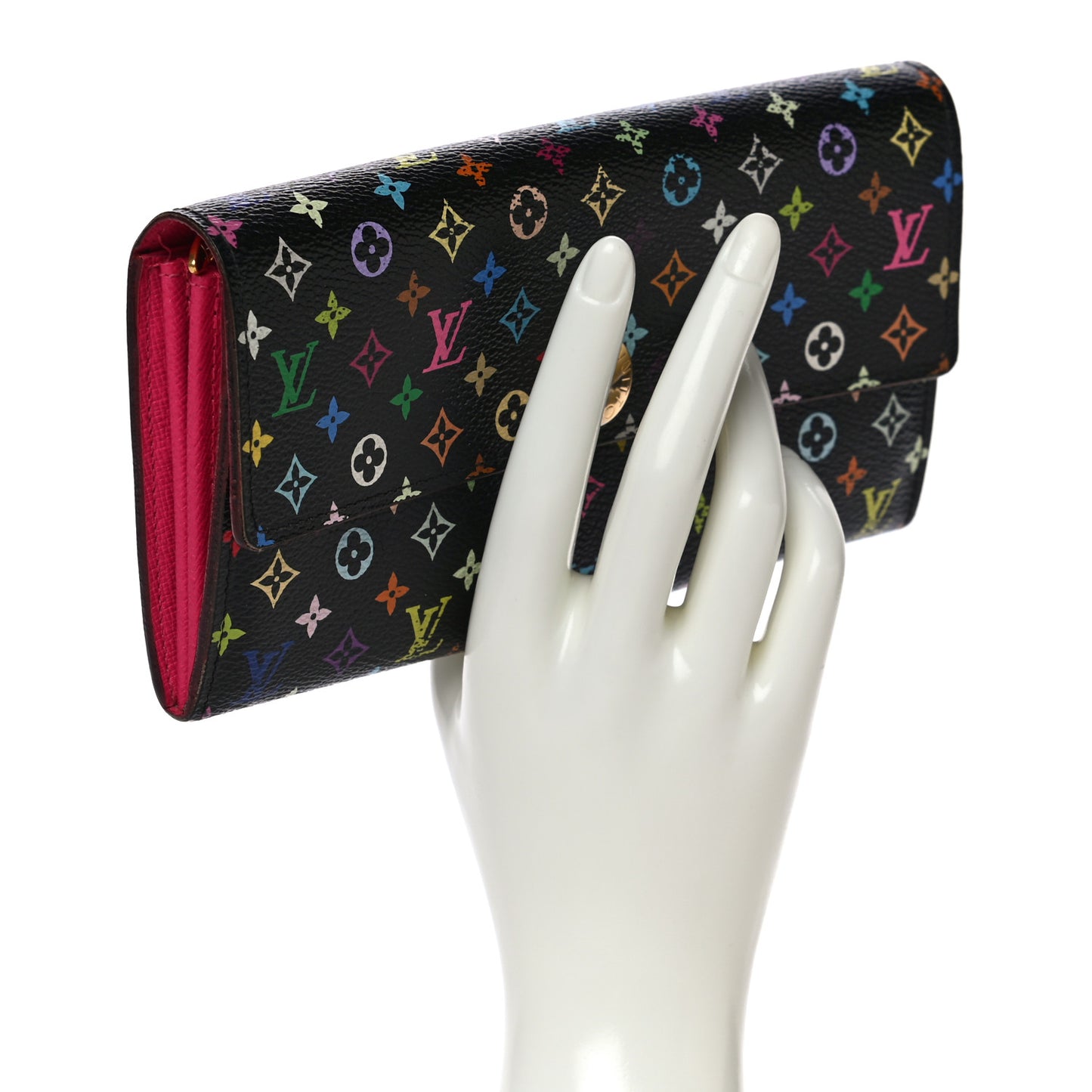Monogram Multicolor Sarah Wallet Black Grenade