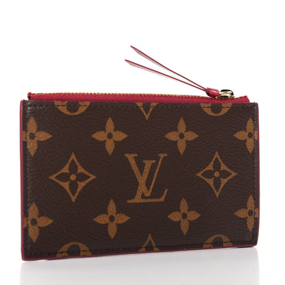 Louis Vuitton Monogram Zipped Card Holder Fuchsia 3 of 7
