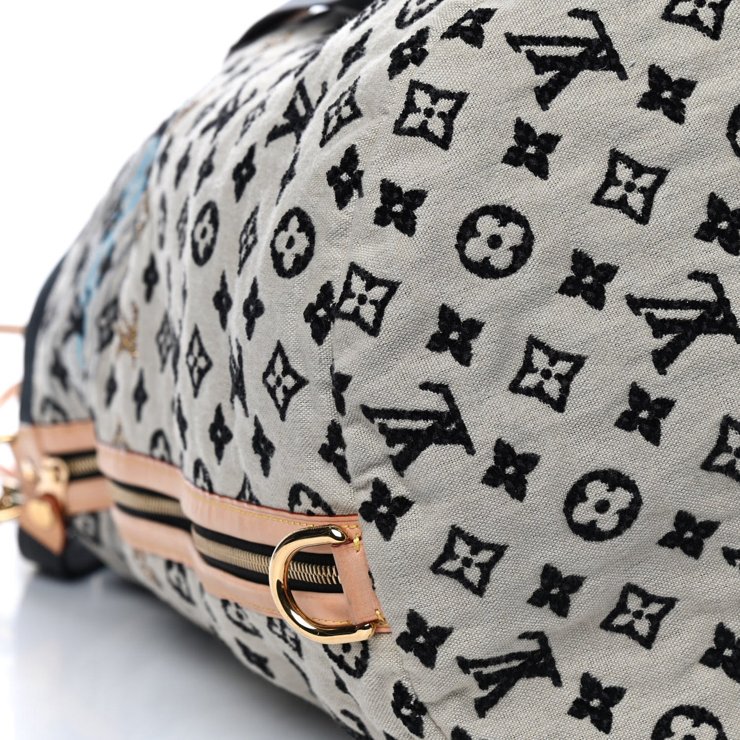 Fabric Jacquard Monogram Cheche Gypsy GM Blue