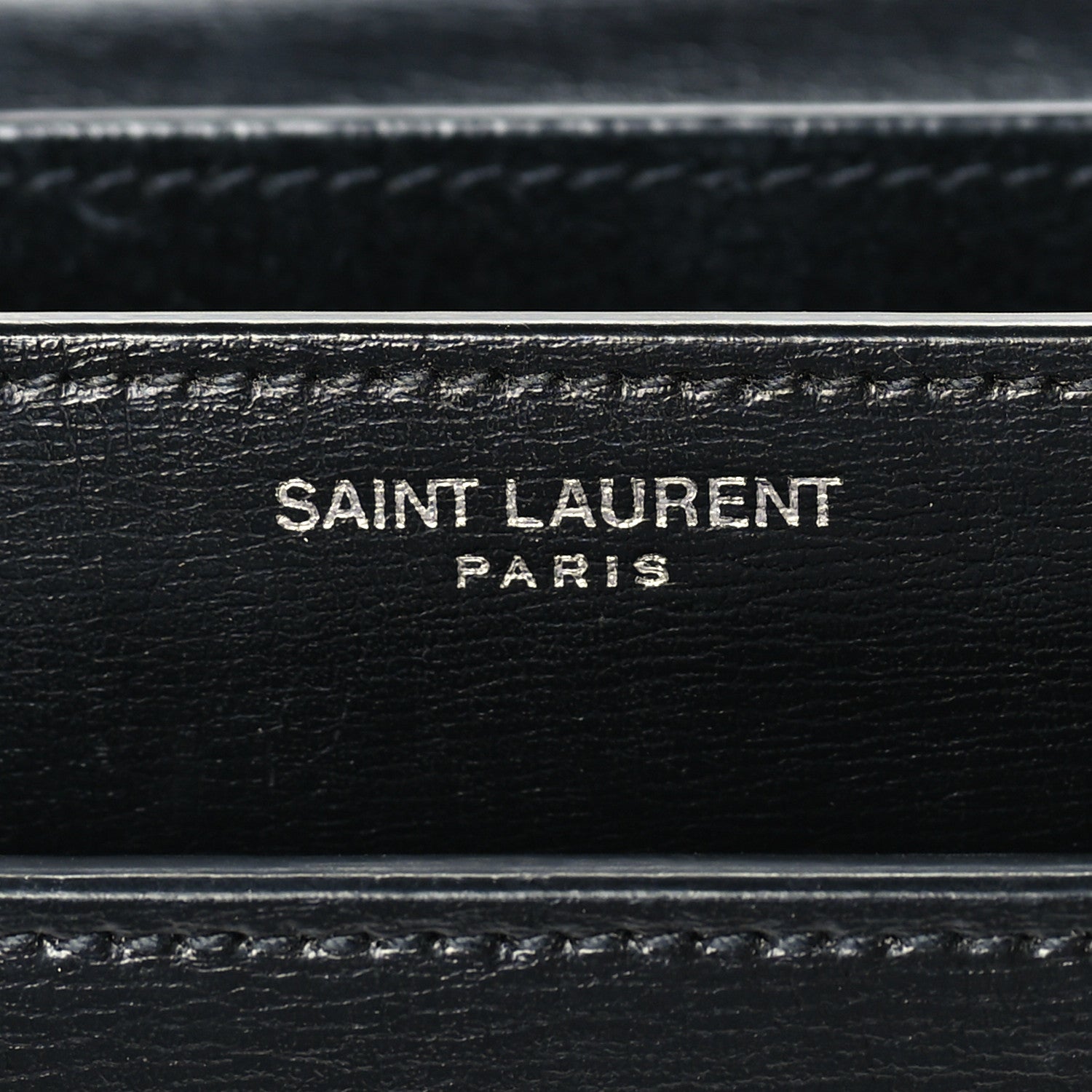 Saint Laurent Calfskin Medium Monogram Sunset Black 5 of 8