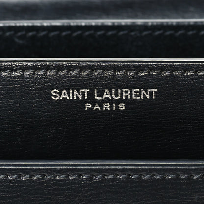 Saint Laurent Calfskin Medium Monogram Sunset Black 5 of 8