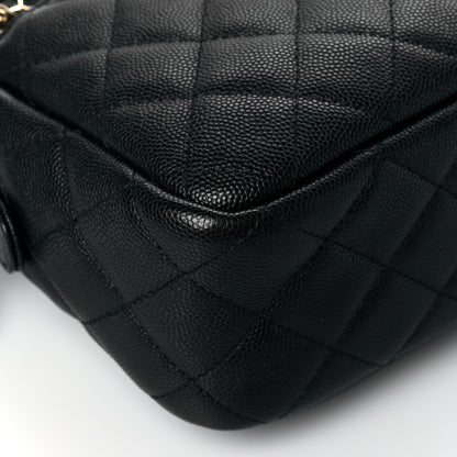 Chanel Caviar Quilted Camera Case Black 9 of 10