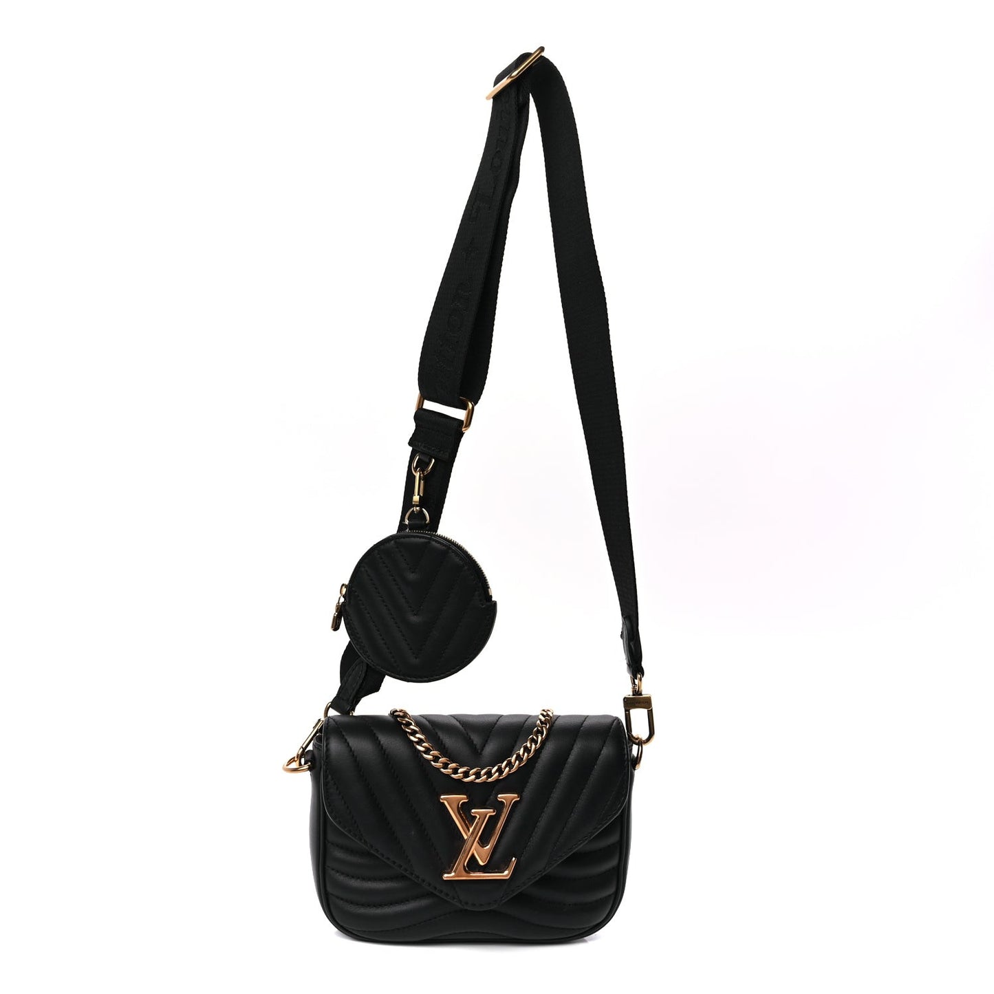 Calfskin New Wave Chain MM  Black