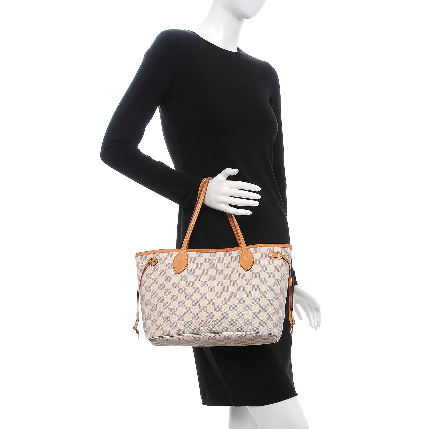 Louis Vuitton Damier Azur Neverfull PM 2 of 11