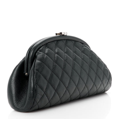 Chanel Caviar Quilted Timeless Clutch Black 3 of 12