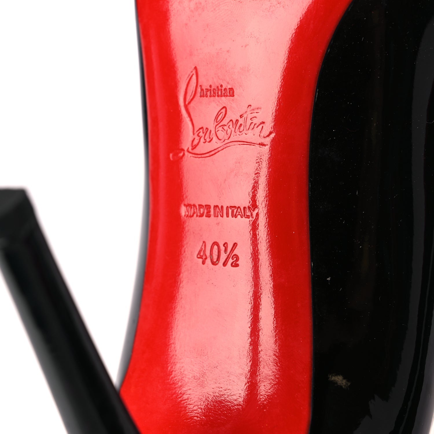FASHIONPHILE Christian Louboutin Patent Pigalle 100 Pumps 40.5 Black 8 of 9