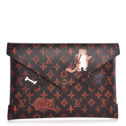 Louis Vuitton Catogram Large Kirigami Pochette Marron 1 of 7