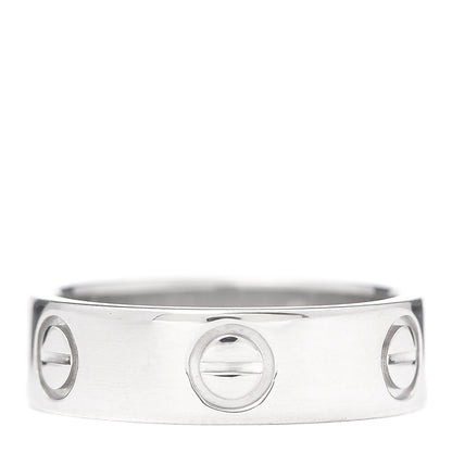 Cartier Platinum 5.5mm LOVE Ring 51 5.75 1 of 4
