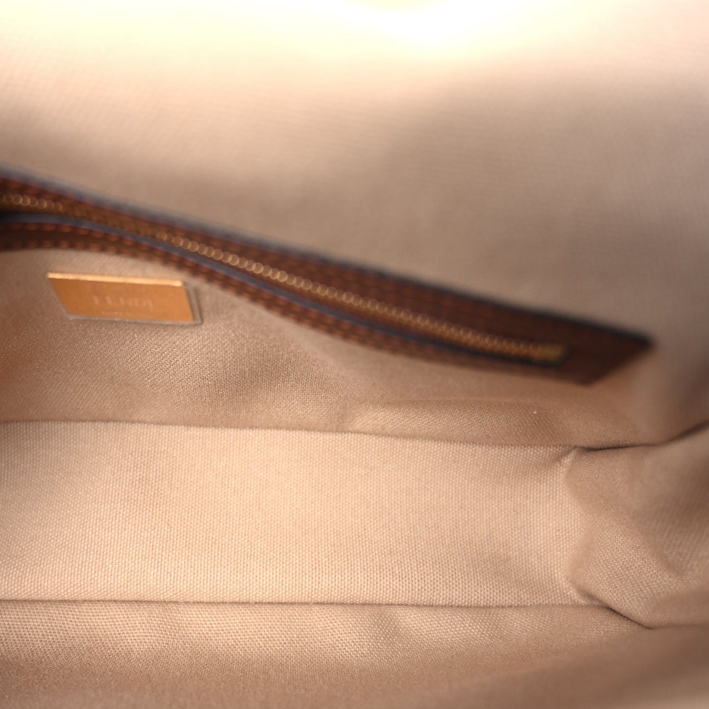 Sardinian Jacquard Vitello King FF 1974 Embroidered Baguette  Sand Ghianda