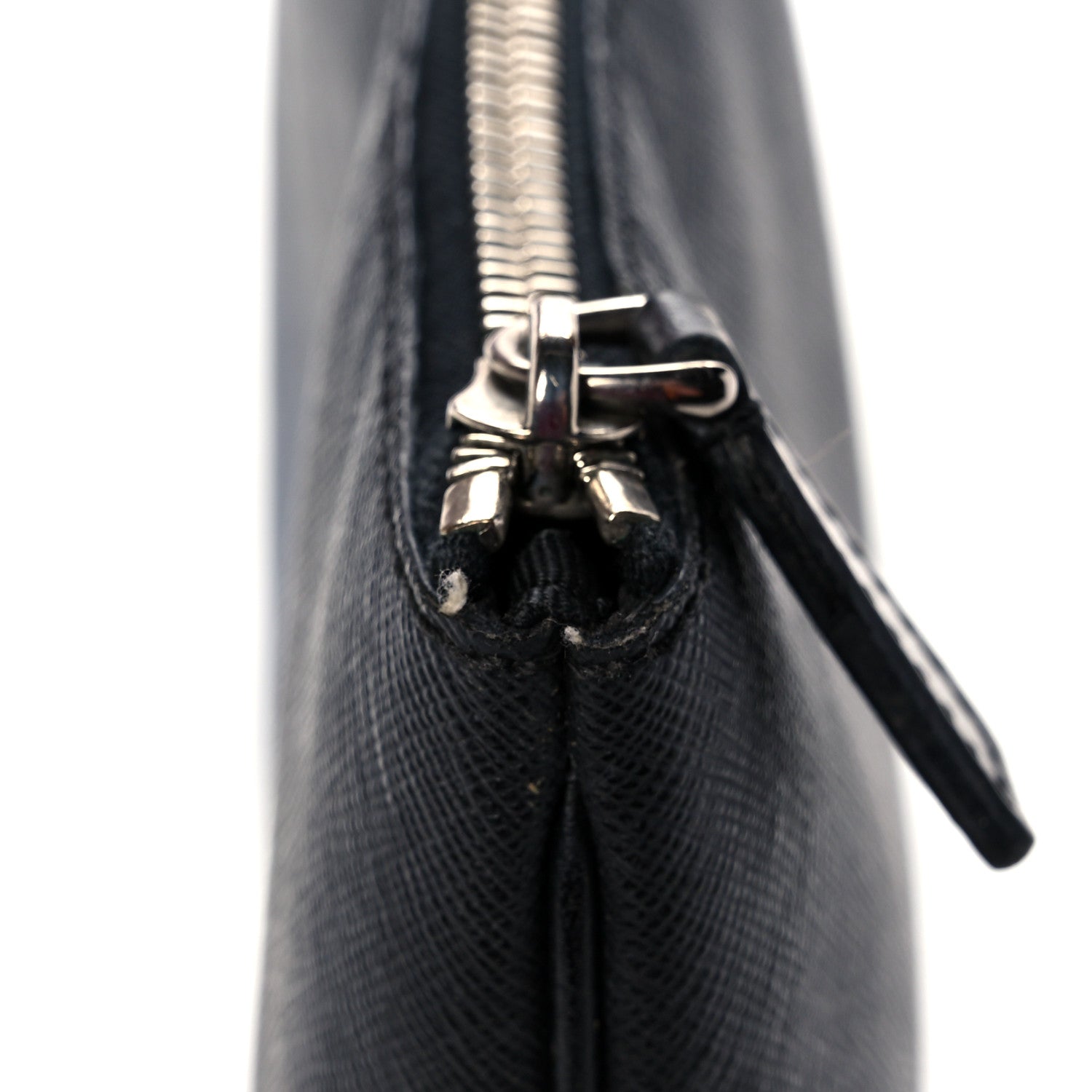 Fendi Vitello Elite Pouch Black Blue 16 of 17