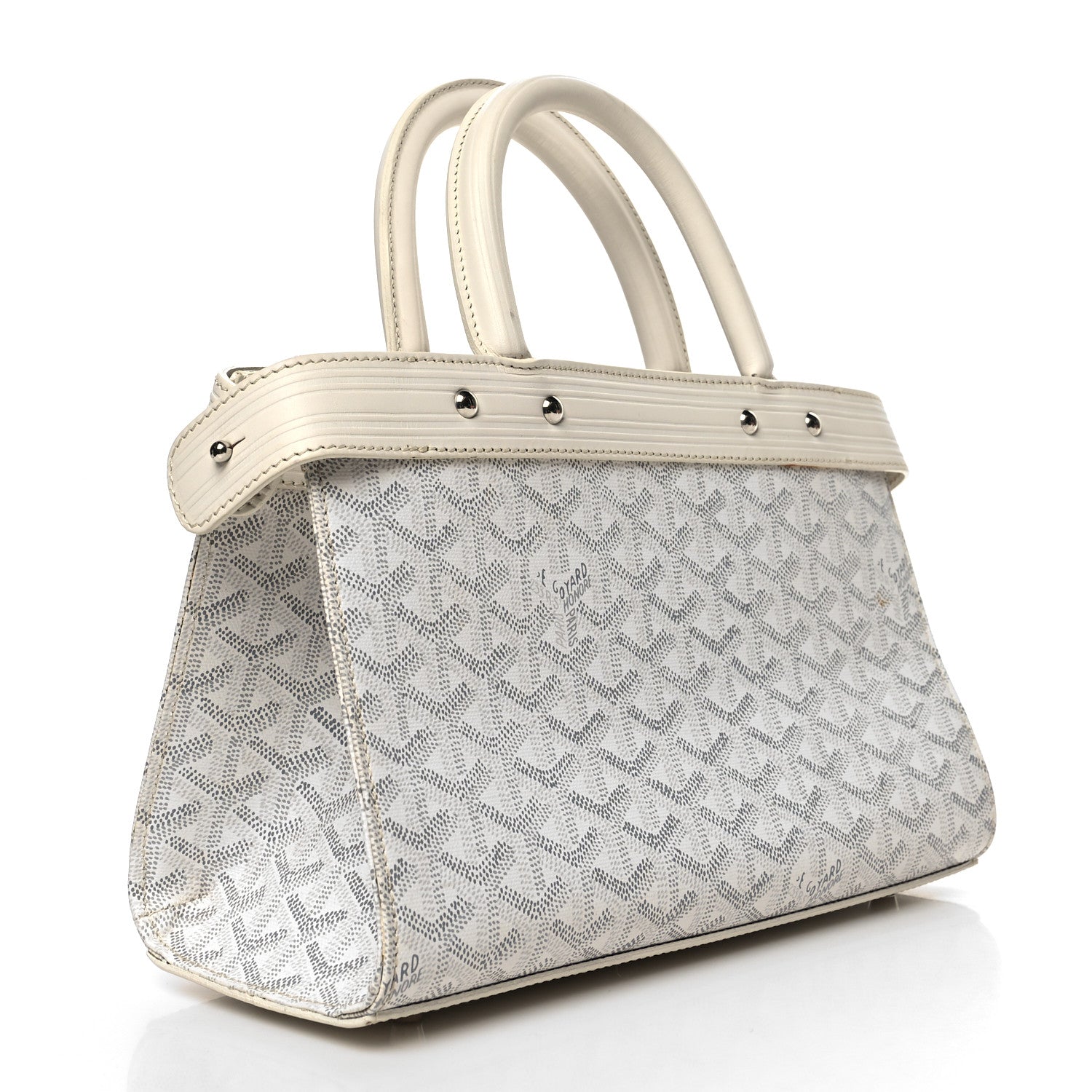 Goyard Goyardine Jersey PM Bag White 3 of 17