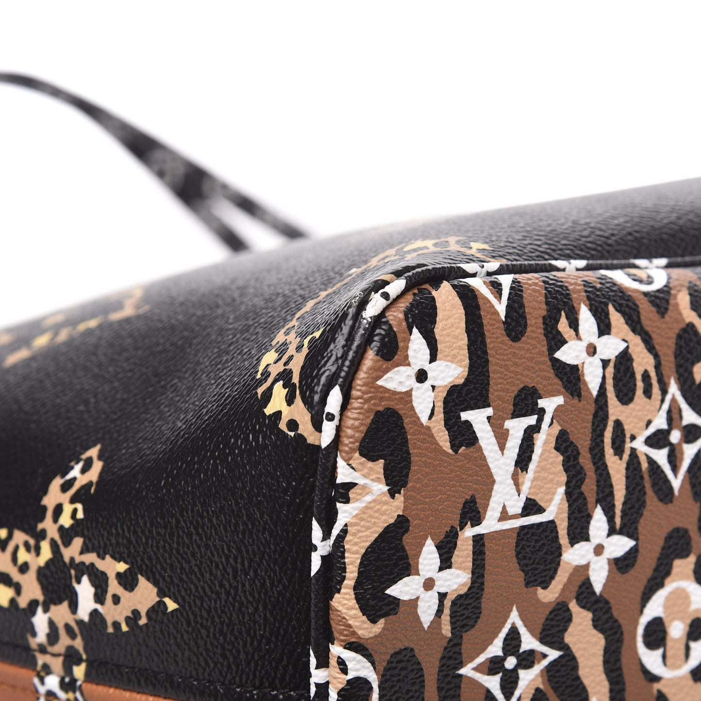 Monogram Giant Jungle Neverfull MM Black