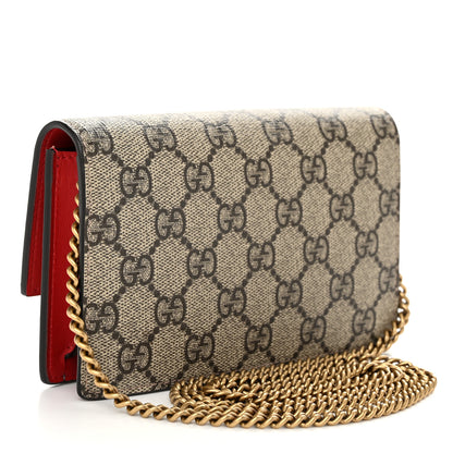 Gucci GG Supreme Monogram Mini Cherry Chain Bag 3 of 10