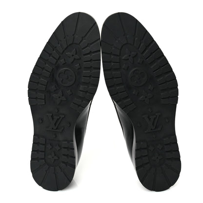 Louis Vuitton Calfskin Mens State Derby 8 Black 6 of 7