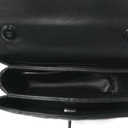 Chanel Lambskin Quilted Small Trendy CC Dual Handle Flap Bag So Black 4 of 9